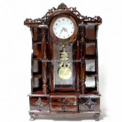 Jam Ukiran duduk Besar lb 60 x tg 38 cm