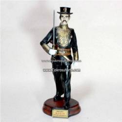Patung Prajurit Kraton 35 cm Bugis GND