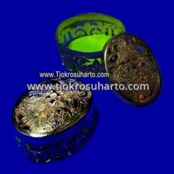 EBG 183 Box Tatah Grajen Kuningan 5 cm tg: 4 cm Oval TNI