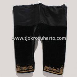 Celana Bludru Minyak Hitam SGM