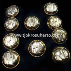 Kancing RI emas 1 Set isi 10