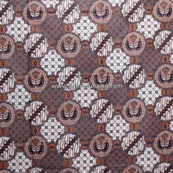 BEP 344 Batik Solo Kombinasi Petilan warna coklat Putri solo SDI