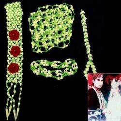 FPA 076 Oncen Keris+ Kalung+tibo dodo+bando rajut mlati Basahan solo 1 set PRS (13)