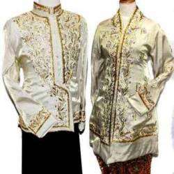 DPP 069 Pakaian Manten Yogya Benang Silih Asih Bunglon cream pa/pi 1 stel SYD
