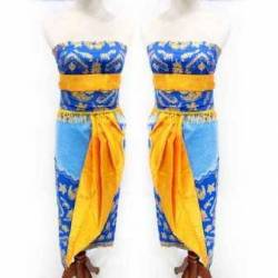 DKL 270 Kain Kampuh Patah Penuh Biru Jadi 1ps PJS