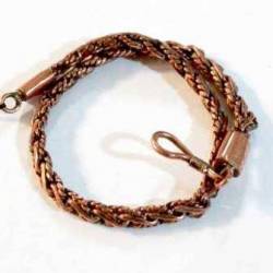 EPG 163 Gelang Tembaga Kembang Suruh 25 cm (19) ZNI