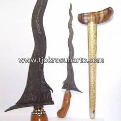 Keris Jigjo Luk 9 Kulit Semongko Mataram (B1)