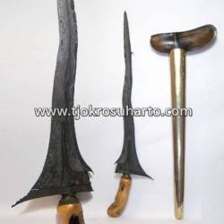 Keris Jangkung Mangkurat Kulit semongko Tangguh Mataram (C3)