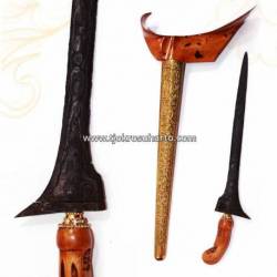 Keris Jalak tilam upih Brojoguno  Beras Wutah Mataram (B2)