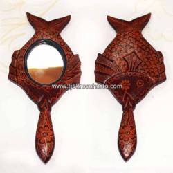 Cermin Tangkai Batik C0004 ikan tangkai S 21x9,5 cm ZNL (11)