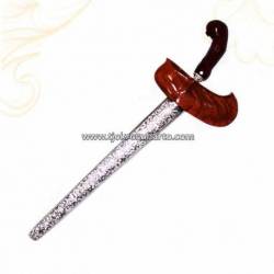 CGG 024 Keris Gayaman Solo Gembol Jati Tatah Tebal sawen Sepuh Perak