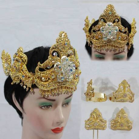 FSM 035 Set Perhiasan Siger Murbai silih asih (1) BNG