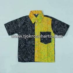 Kemaeja anak katun batik warna 1-3 th (8) ANS