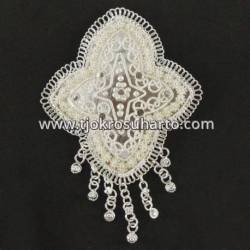 Bros menir perak Model Bali 9x8 cm WDI