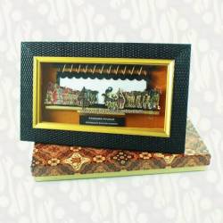 Pigura wayang kulit 26x16 cm Pendowo Syukur WWW