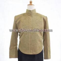 DPG 259 Beskap Yogya DMG 380 Tessa coklat muda Bordir Corneli  L  MYT