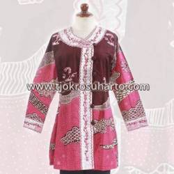 BPR 764 Blus Batik Kombinasi tulis Bordir BTN