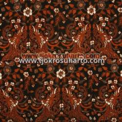 BBR 346 Batik Kombinasi Jogja Motif Boket cendrawasih cemeng 230x115 cm MRF