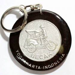 KLS 094 Gantungan Kunci risin Becak