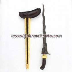Keris Gayaman Yogya Sonokeling selut Putut Blewah Buntu emas batu