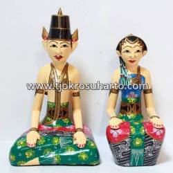 Loro Blonyo Basahan 25 cm Antik  HRU
