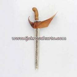 CSY 417 Keris Ladrang Yogya Sawo Tanggung tatah crom