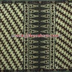 BHG 147 Sarung tumpal sogan Yogya II Parang cantel coklat ANS