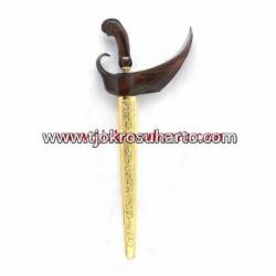 CSS 324 Keris Ladrang Solo  Sonokeling Nogo muthuk Tatah emas