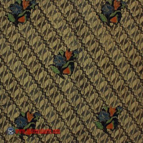 Bahan Hem/rok batik indigo Parang Gondosuli ceplok boket  2,2x1,2 m ANS