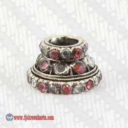 Robyong Perak 925 yakut batu merah 11,4 gr AJS