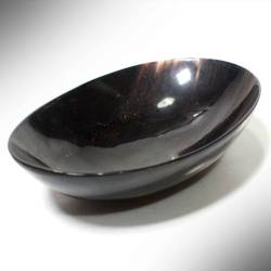 Mangkok Baki Oval Hitam