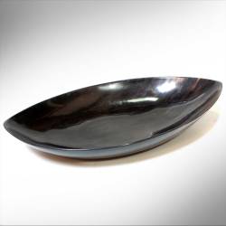 Mangkok Baki Oval Hitam