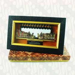 Pigura wayang kulit 26x16 cm Dworowati WWW