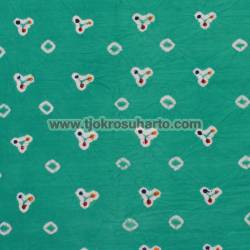 Bahan 2 m Kebayak Kembang cengkeh Hijau tosca MYT