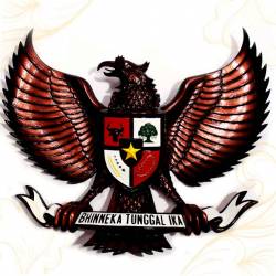 Fiber Garuda Tembogo Berwarna 50 cm SJD