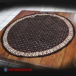 Taplak Meja Bulat batik cap Sogan B 1 m ANS