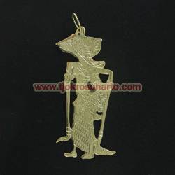 Liontin sepuh emas wayang Sinta 10 cm (3) WDI