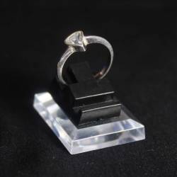 Cincin Perak 925 Segitiga Batu  no. 14 SDR